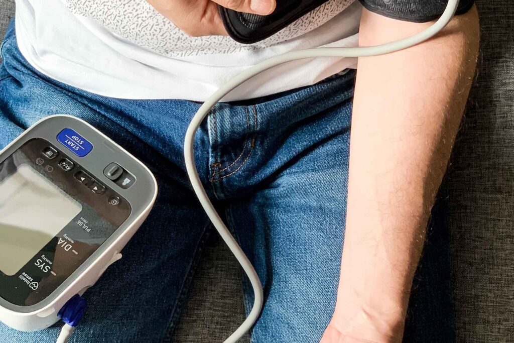 Checking your blood pressure