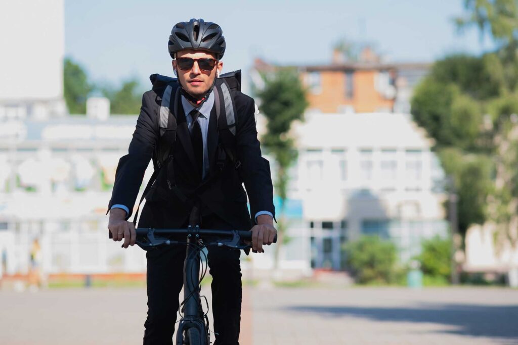 Cycling to work