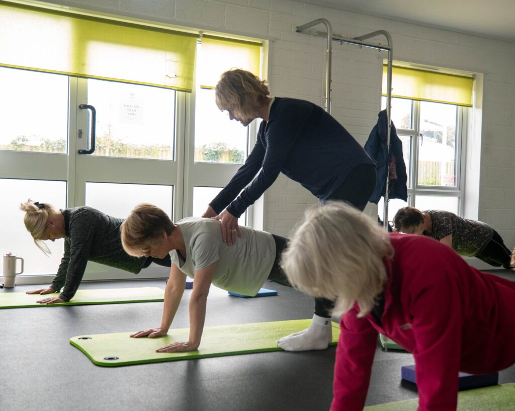 Justine Pilates class